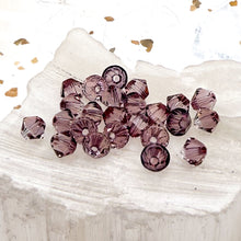 Load image into Gallery viewer, 4mm Antique Pink Premium Crystal Bicone Bead Set - 24 Pcs
