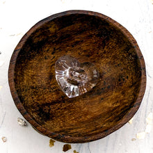Load image into Gallery viewer, 16x14mm Clear Premium Crystal Heart Button
