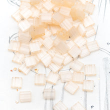 Load image into Gallery viewer, Silk Pale Peach Tila Beads
