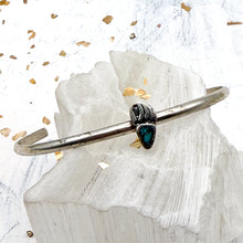 Load image into Gallery viewer, Silver &amp; Turquoise Animal Cuff Bracelets

