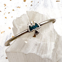 Load image into Gallery viewer, Silver &amp; Turquoise Animal Cuff Bracelets
