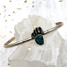Load image into Gallery viewer, Silver &amp; Turquoise Animal Cuff Bracelets
