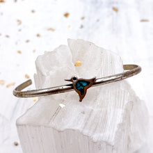 Load image into Gallery viewer, Silver &amp; Turquoise Animal Cuff Bracelets
