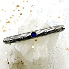 Load image into Gallery viewer, Slim, Stretchy, and Silver Women's Bracelet-Cool Colors

