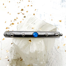 Load image into Gallery viewer, Slim, Stretchy, and Silver Women's Bracelet-Cool Colors
