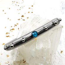 Load image into Gallery viewer, Slim, Stretchy, and Silver Women's Bracelet-Cool Colors
