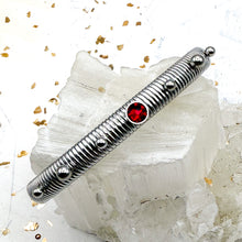 Load image into Gallery viewer, Slim, Stretchy, and Silver Women's Bracelet-Warm Colors
