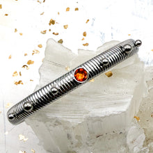 Load image into Gallery viewer, Slim, Stretchy, and Silver Women's Bracelet-Warm Colors
