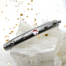 Load image into Gallery viewer, Slim, Stretchy, and Silver Women's Bracelet-Warm Colors

