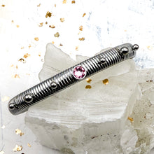 Load image into Gallery viewer, Slim, Stretchy, and Silver Women's Bracelet-Warm Colors
