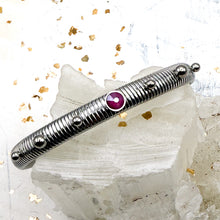 Load image into Gallery viewer, Slim, Stretchy, and Silver Women's Bracelet-Warm Colors

