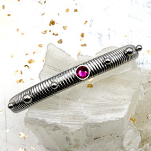 Load image into Gallery viewer, Slim, Stretchy, and Silver Women's Bracelet-Warm Colors

