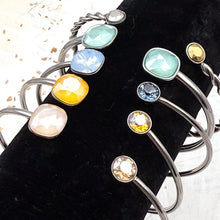 Load image into Gallery viewer, Womens' Silver Cuff &amp; Crystal Bracelets
