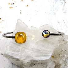 Load image into Gallery viewer, Womens' Silver Cuff &amp; Crystal Bracelets
