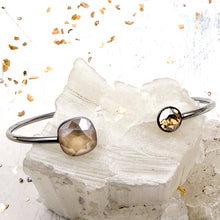 Load image into Gallery viewer, Womens' Silver Cuff &amp; Crystal Bracelets
