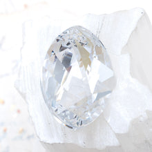 Load image into Gallery viewer, 30mm Moonlight Leaf Navette Premium Austrian Crystal Pendant
