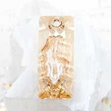 Load image into Gallery viewer, 36mm Golden Shadow Growing Premium Crystal Pendant
