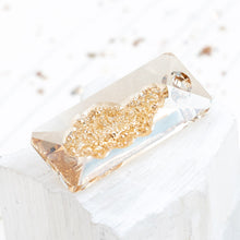 Load image into Gallery viewer, 36mm Golden Shadow Growing Premium Crystal Pendant
