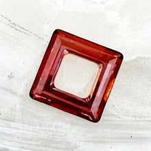 Load image into Gallery viewer, 14mm Red Magma Premium Austrian Crystal Square
