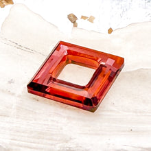 Load image into Gallery viewer, 14mm Red Magma Premium Austrian Crystal Square
