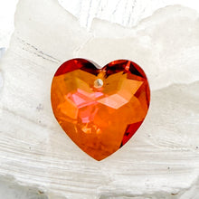 Load image into Gallery viewer, 18mm Astral Pink Faceted Heart Crystal
