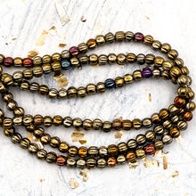 Load image into Gallery viewer, 3mm Melon Metallic Mix Bead Strand
