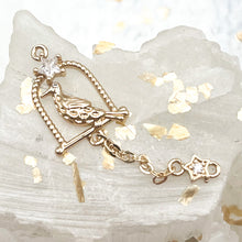 Load image into Gallery viewer, Golden Bird in a Cage Charm

