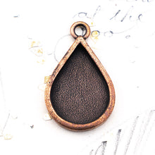 Load image into Gallery viewer, Grande Antique Copper Single Drop Pendant
