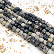 Load image into Gallery viewer, Doorbuster - 6mm Gemstone Faceted Cube Bead Strand
