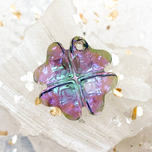 Load image into Gallery viewer, Discontinued - 23mm Paradise Shine 4-Leaf Clover Premium Austrian Crystal Pendant
