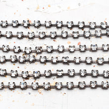 Load image into Gallery viewer, 5mm Antique Copper Bargain Crystal Cup Chain - 1 Foot
