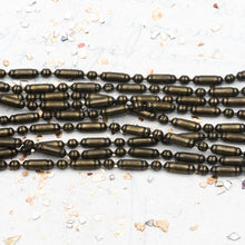 Load image into Gallery viewer, Antique Brass Dot and Dash Chain - 1 Foot

