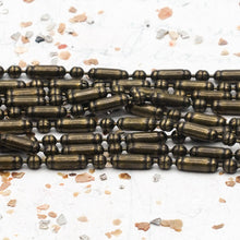 Load image into Gallery viewer, Antique Brass Dot and Dash Chain - 1 Foot
