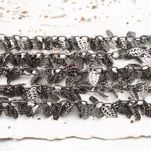 Load image into Gallery viewer, Gunmetal Leaf Chain - 1 Foot
