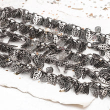 Load image into Gallery viewer, Gunmetal Leaf Chain - 1 Foot
