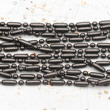 Load image into Gallery viewer, Gunmetal Dot and Dash Chain - 1 Foot

