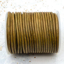 Load image into Gallery viewer, 3mm Peanut Brown Leather Cord-36"
