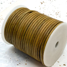 Load image into Gallery viewer, 3mm Peanut Brown Leather Cord-36"
