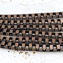 Load image into Gallery viewer, Antique Copper Cube Chain - 1 Foot
