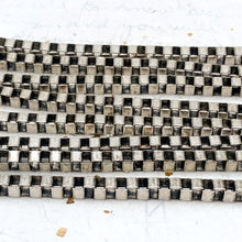 Load image into Gallery viewer, Small Antique Silver Cube Chain - 1 Foot
