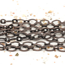 Load image into Gallery viewer, Antique Copper Oval Link Chain
