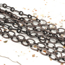 Load image into Gallery viewer, Antique Copper Oval Link Chain

