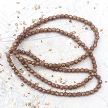 Load image into Gallery viewer, 3x4mm Faceted Rondelle Gemstone Bead Strand

