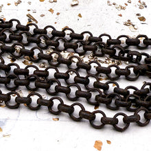 Load image into Gallery viewer, Oxidized Soldered Small Link Chain - 12"
