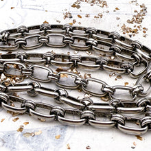 Load image into Gallery viewer, Antique Silver Link Chain - 12"
