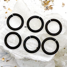 Load image into Gallery viewer, Oxidized 11mm Jump Rings - 6pcs
