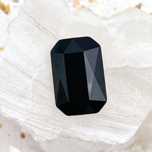 Load image into Gallery viewer, 18x12.5mm Jet Premium Austrian Crystal Emerald Cut Focal Bead - 1pc
