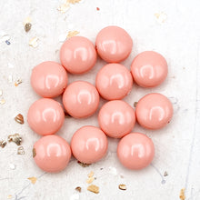 Load image into Gallery viewer, 12mm Pink Coral Premium Austrian Crystal Pearls - 12pcs
