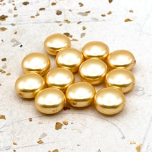Load image into Gallery viewer, 12mm Gold Premium Austrian Crystal Pearls - 12pcs
