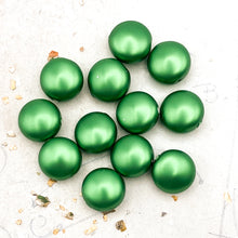 Load image into Gallery viewer, 12mm Eden Green Premium Austrian Crystal Pearls - 12pcs
